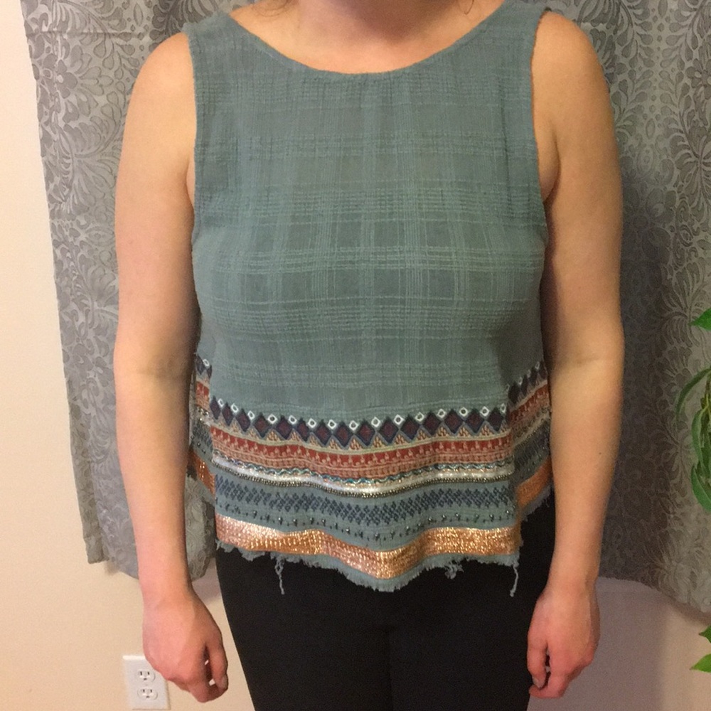 Urban outfitters boho ecoté top